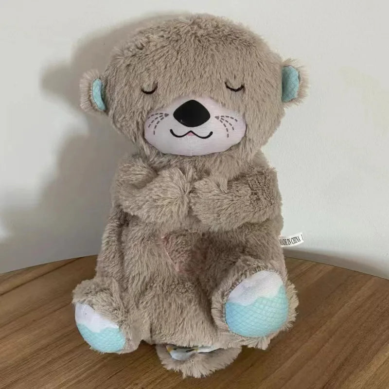 Doudou loutre qui respire