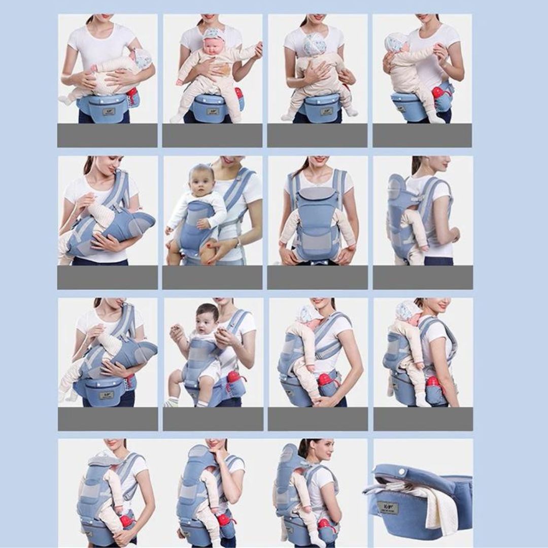ergo porte bebe  15 position que peut avoir votre enfant