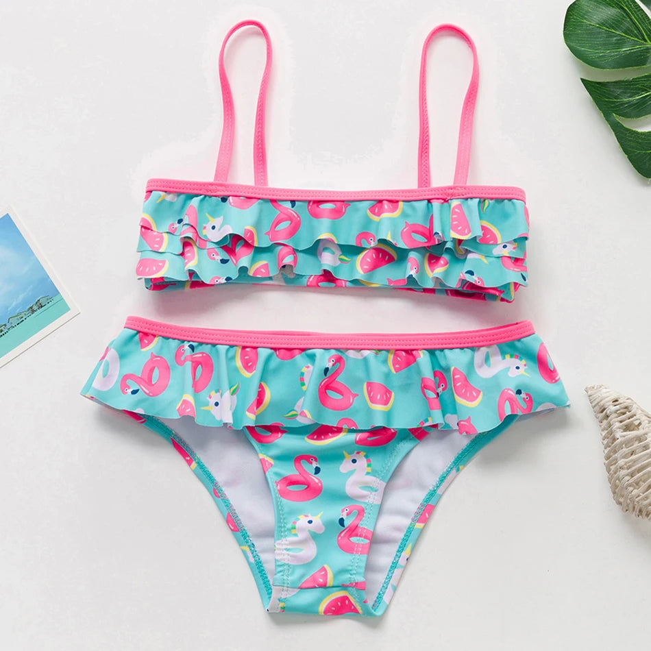 maillot de bain fille cygne