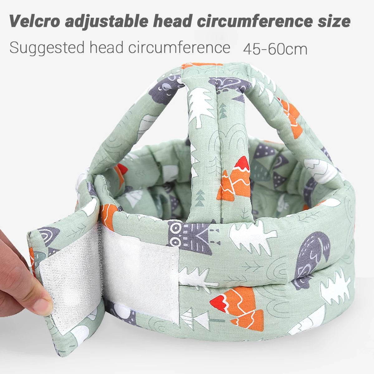 casque bebe vert