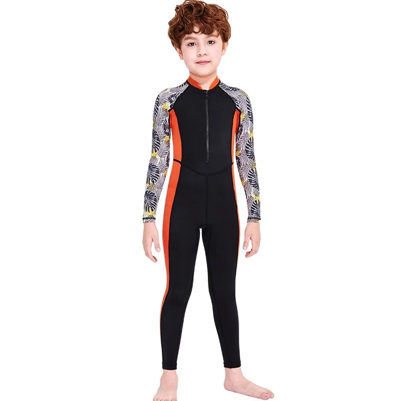 maillot de bain bebe garcon noir manche longue