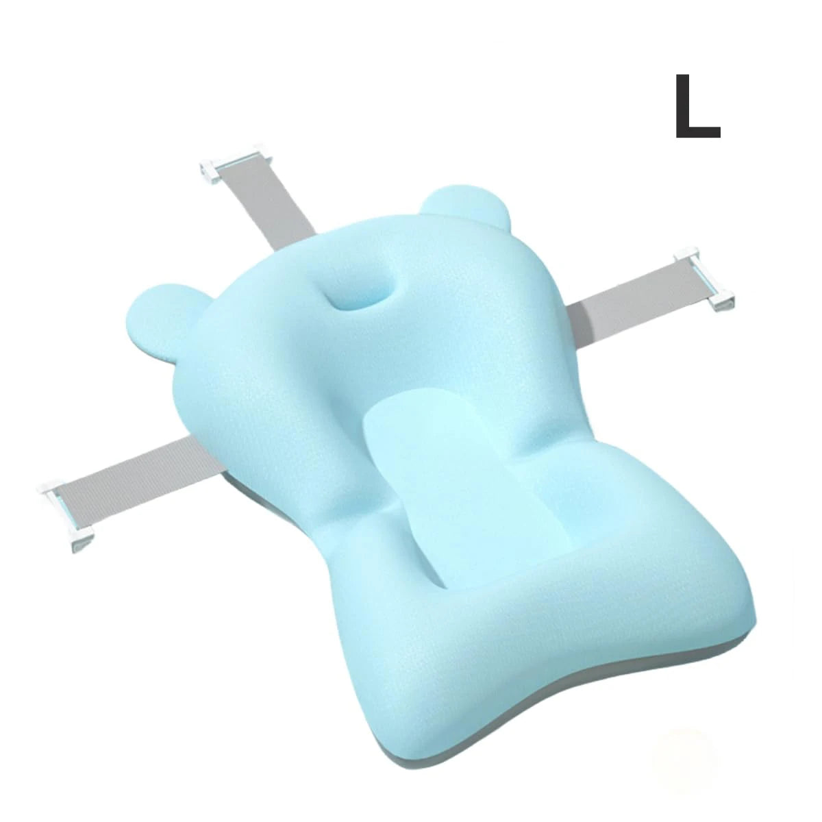 coussin de bain de bebe bleu