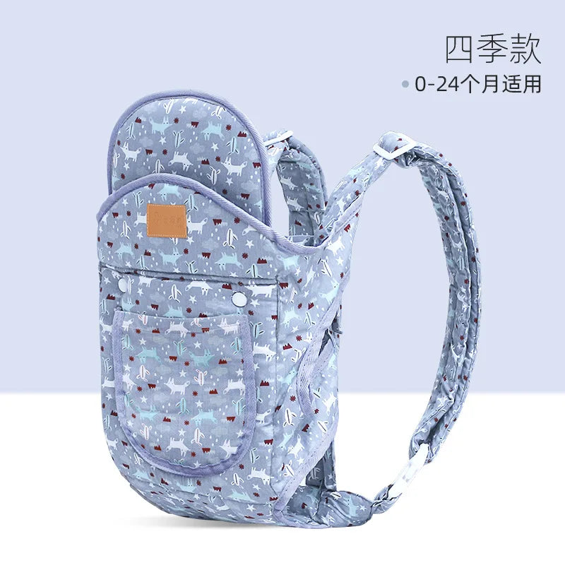 porte bébé bleu