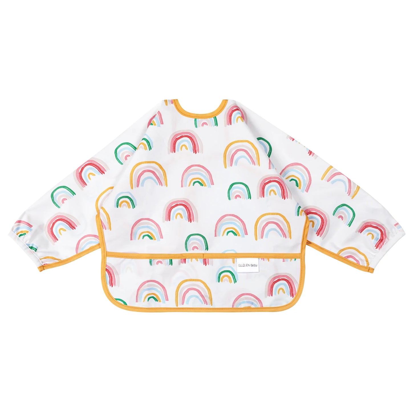 bavoir bébé arc-en-ciel