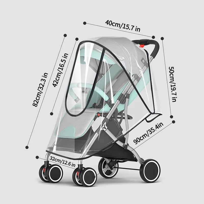 protege pluie poussette dimensions