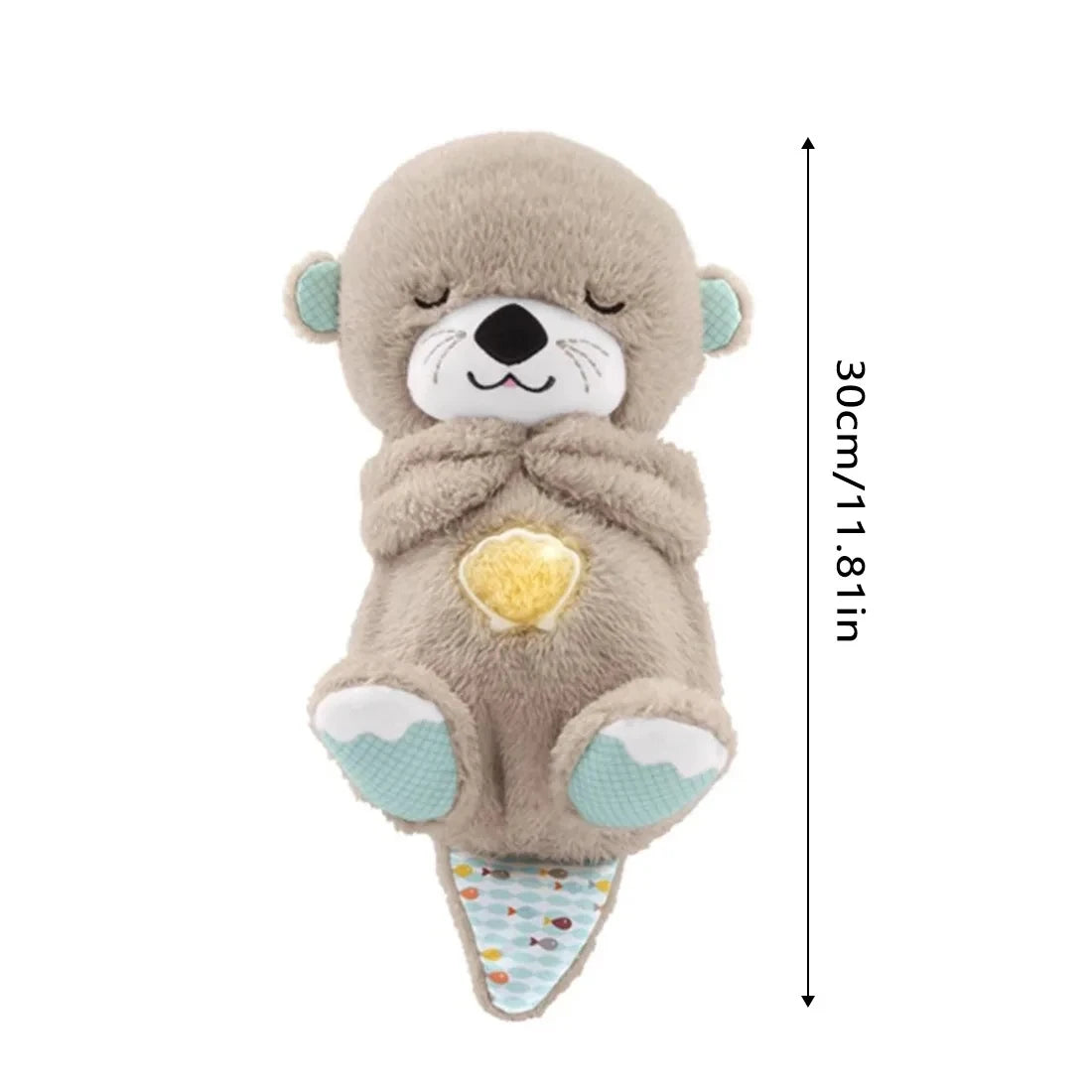 doudou loutre qui respire longueur