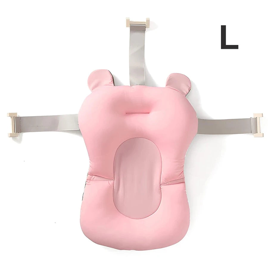 coussin de bain de bebe rose