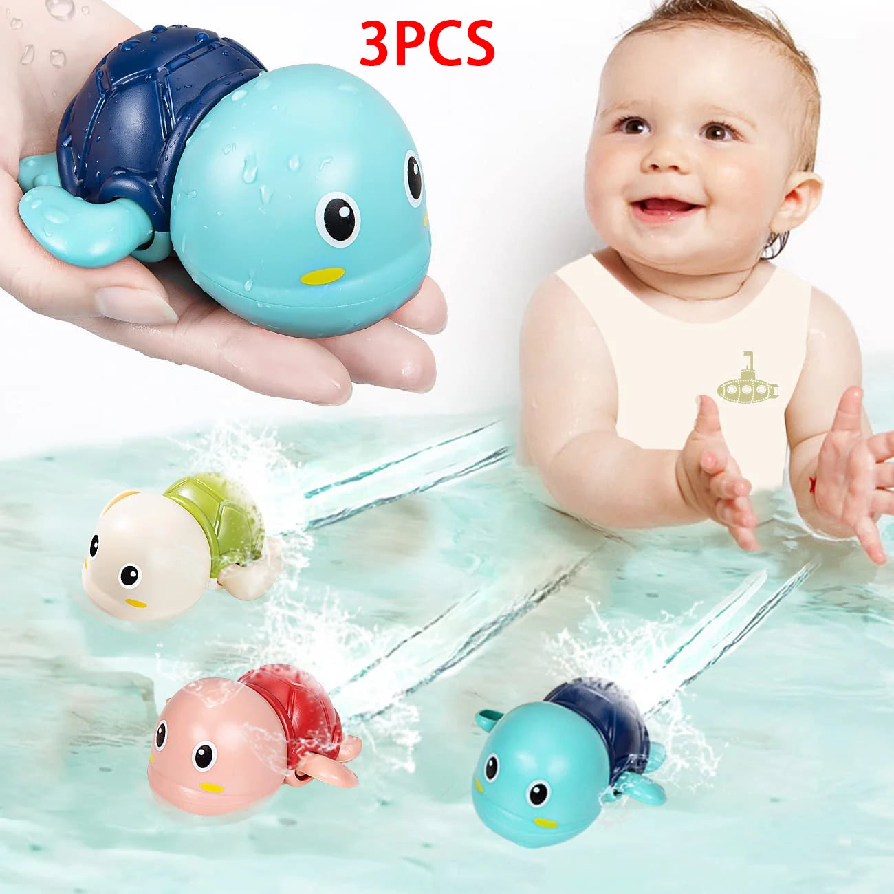 jouet baignoire bebe tortue