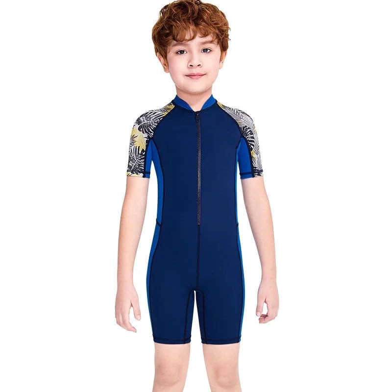 maillot de bain bebe garcon bleu