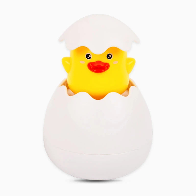 jouet baignoire bebe oeuf de caneton jaune