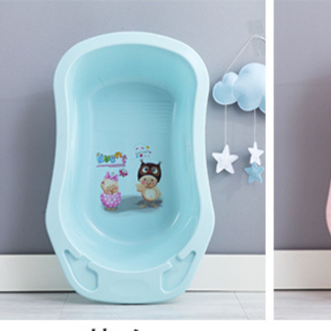 baignoire bébé bleu