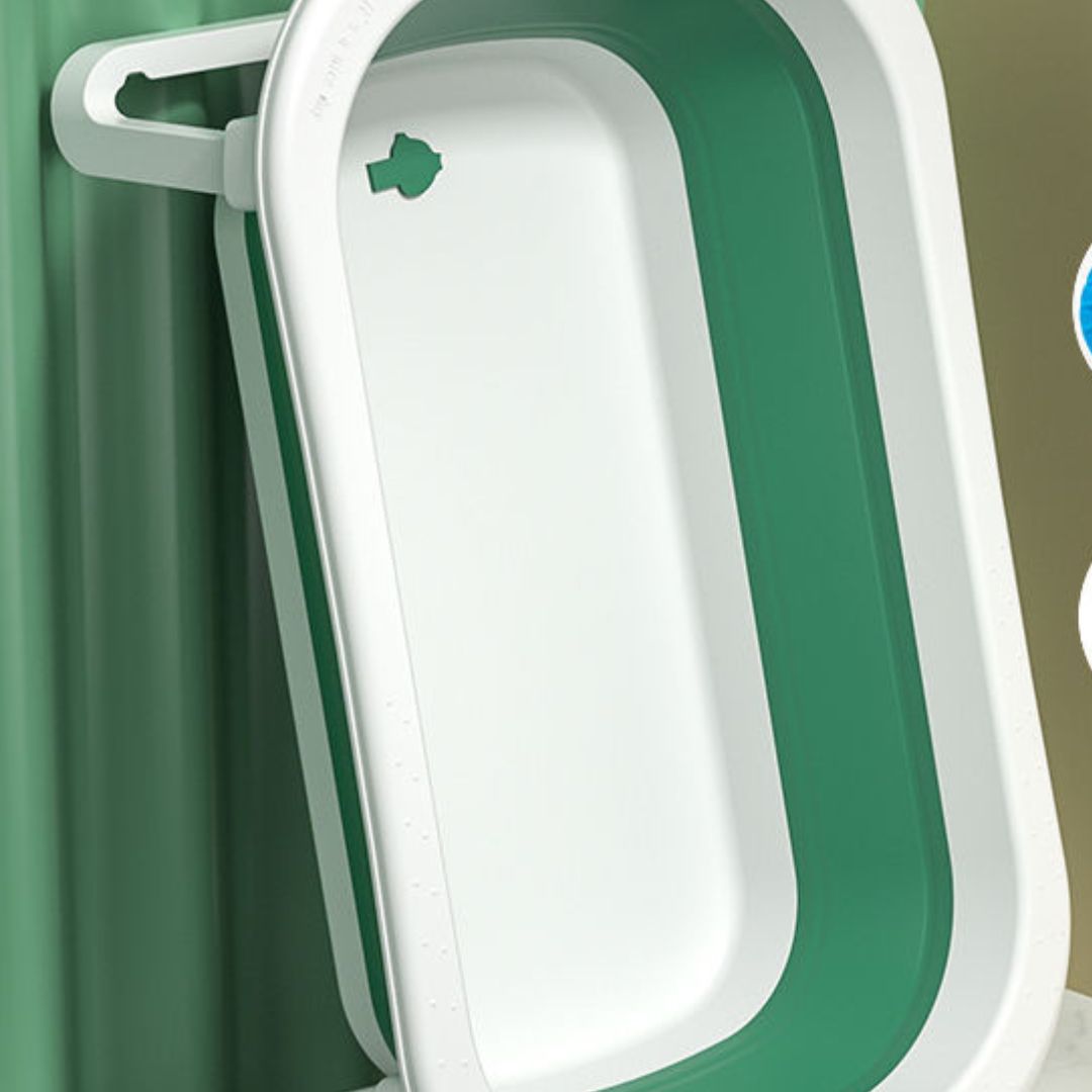 baignoire bébé pliable vert