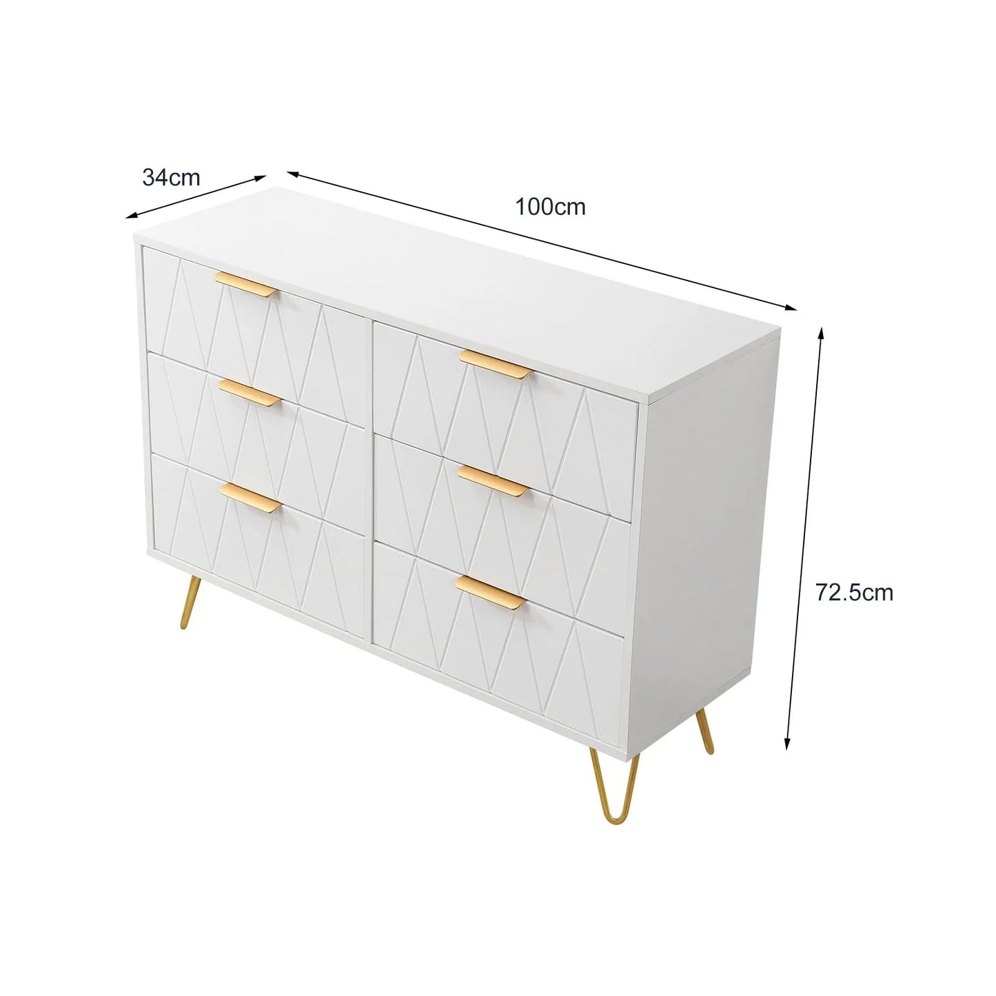 commode | armoire avec 6 tirroires de rangement âą