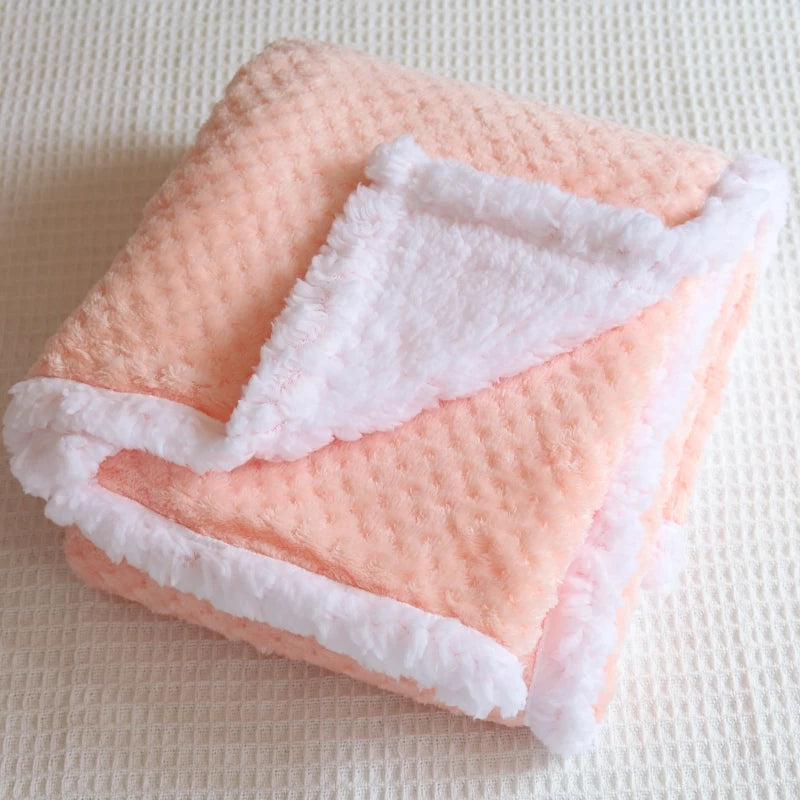 couverture bebe polaire | couverture en molleton corail âą