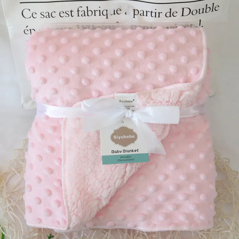 couverture bebe polaire | couverture en molleton corail âą