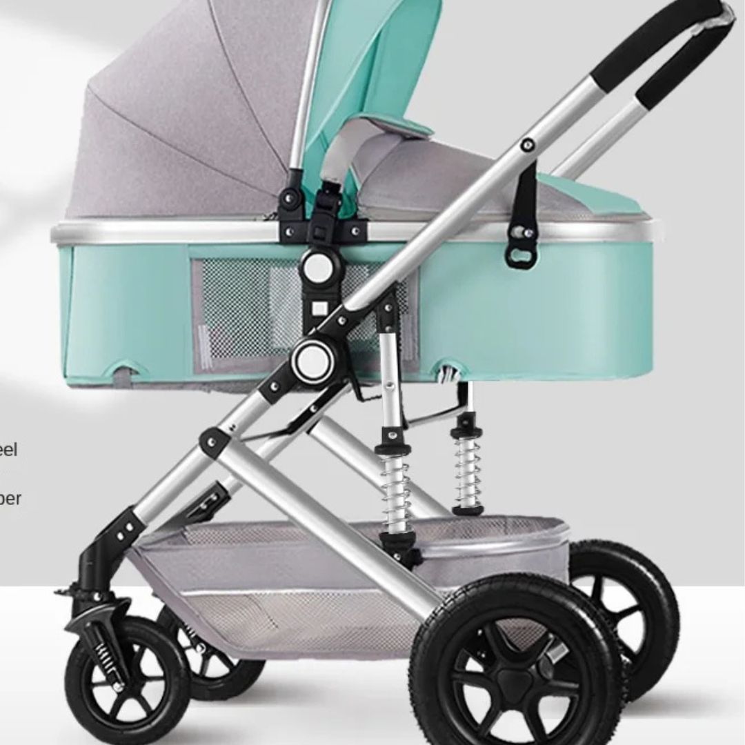 poussette cybex  pleu turquoise