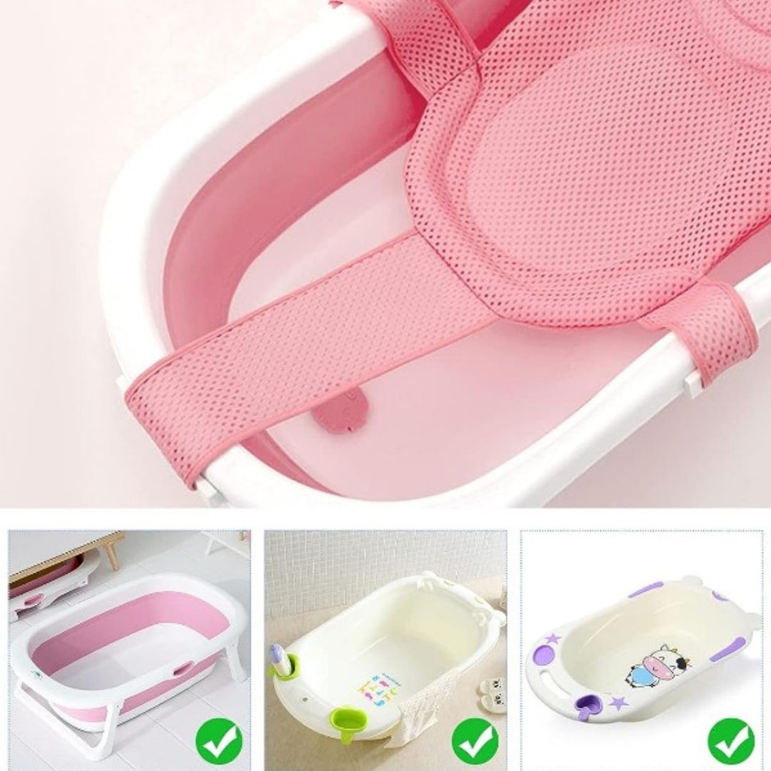 filet de bain bebe rose