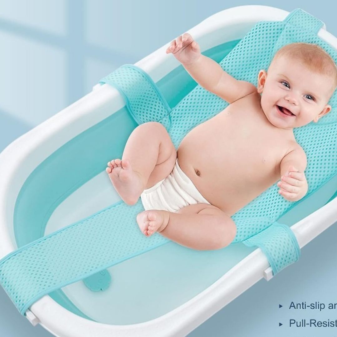 filet de bain bebe bleu