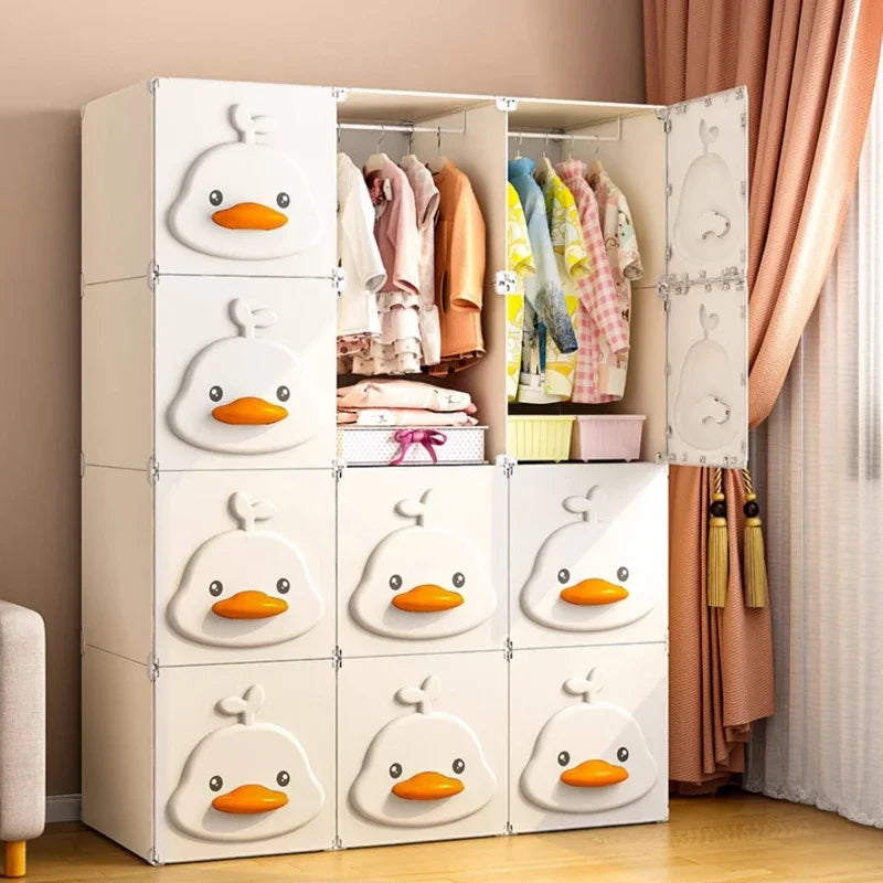 meuble de rangement enfant | Armoire Pliante Portable pour VĂȘtements de BĂ©bĂ© âą