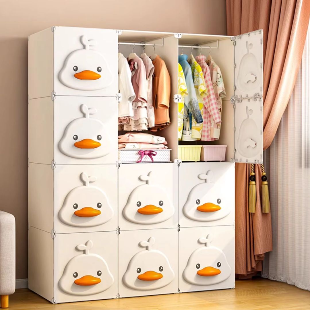 meuble de rangement enfant | Armoire Pliante Portable pour VĂȘtements de BĂ©bĂ© âą