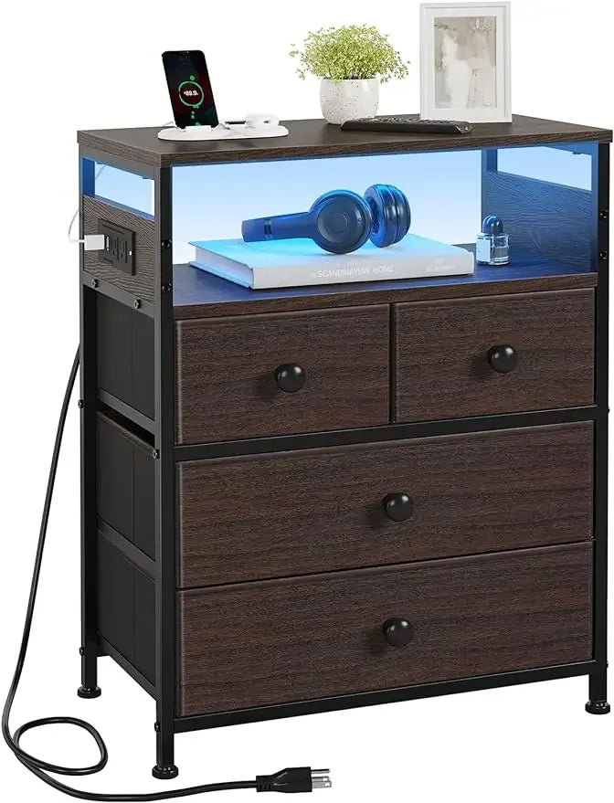 table de chevet bois | Table intelligente âą
