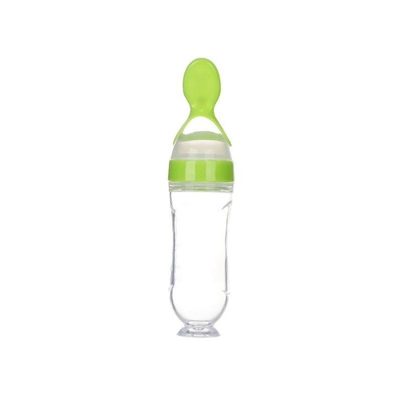 Biberon cuillère vert