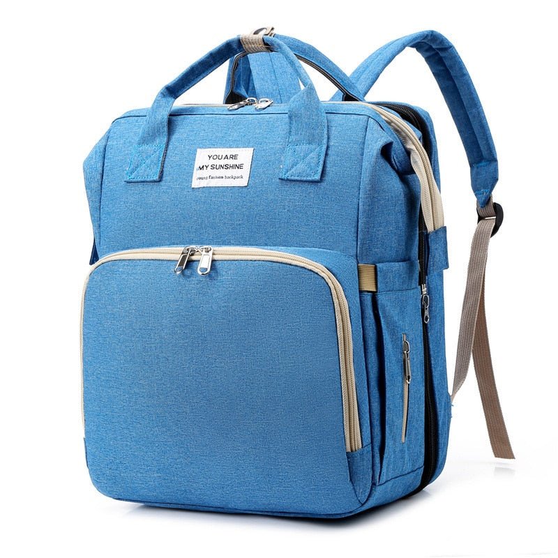 sac a langer bleu turquoise