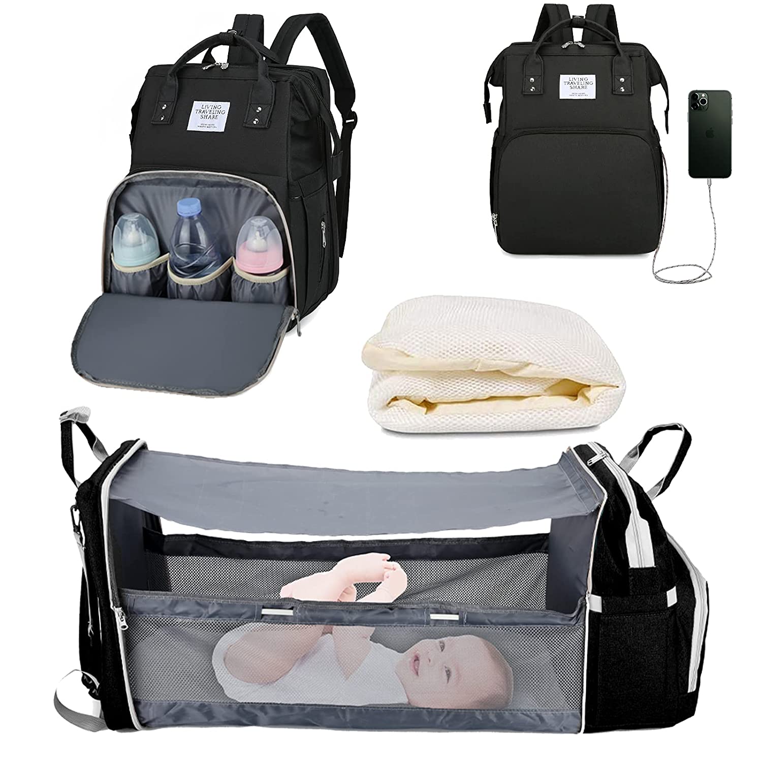 sac a langer noir