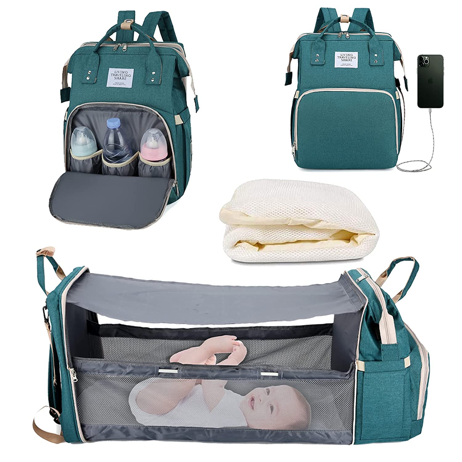 sac a langer vert