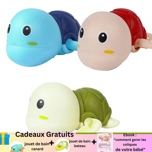 jouet baignoire bebe tortue