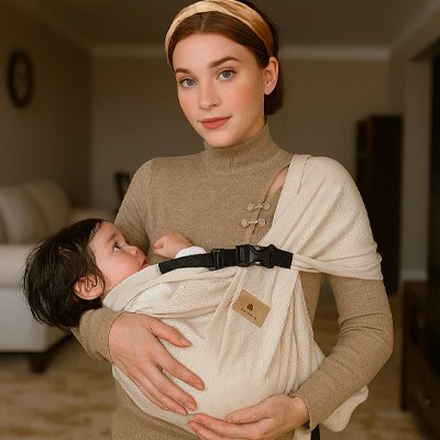 bebe porte en echarpe