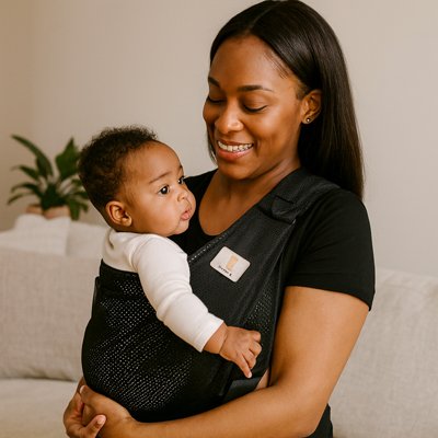 bebe porte en echarpe