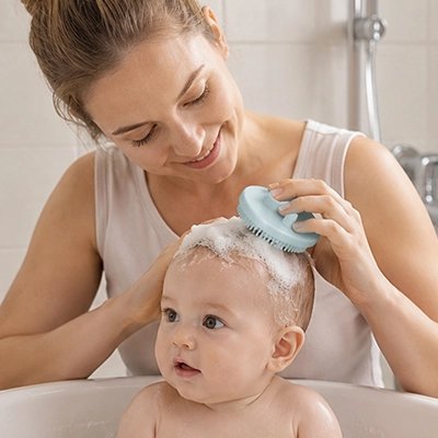 Brosse cheveux bebe