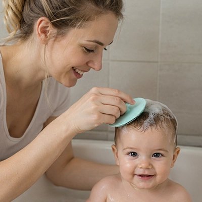 Brosse cheveux bebe