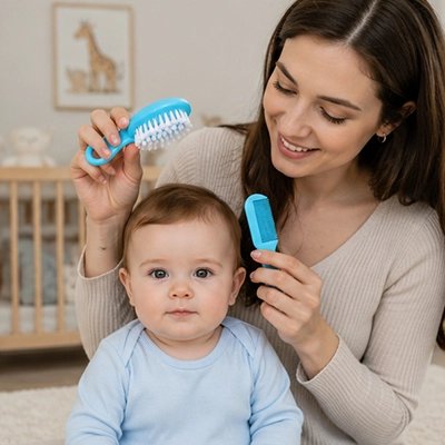 Brosse cheveux bebe