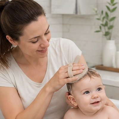 Brosse cheveux bebe