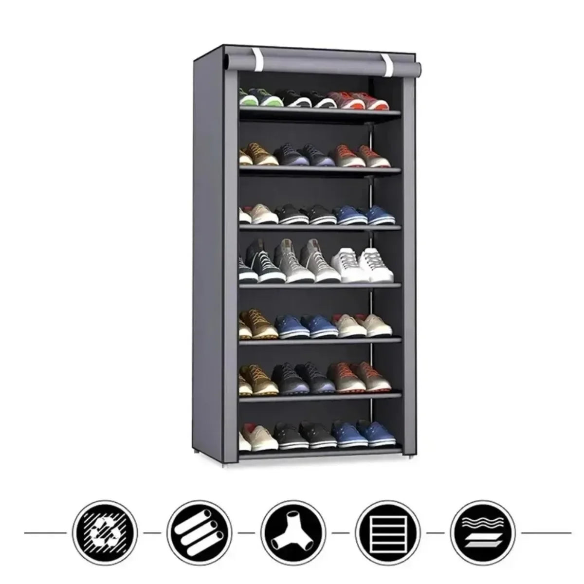 etagère à chaussures | Etagère Compacte gris™