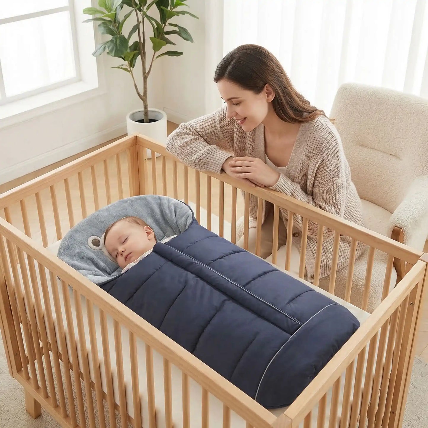  gigoteuse bebe  bleu foncé